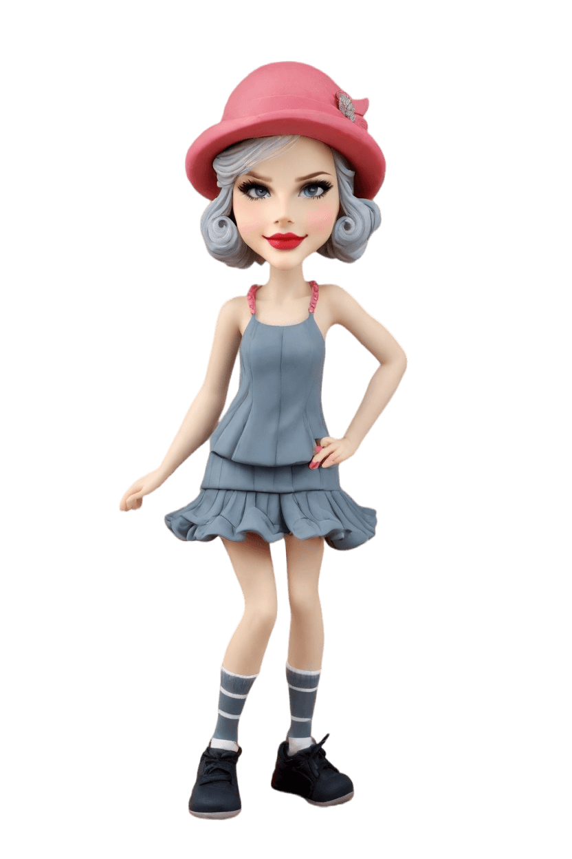 Custom Vintage Chic Bobblehead