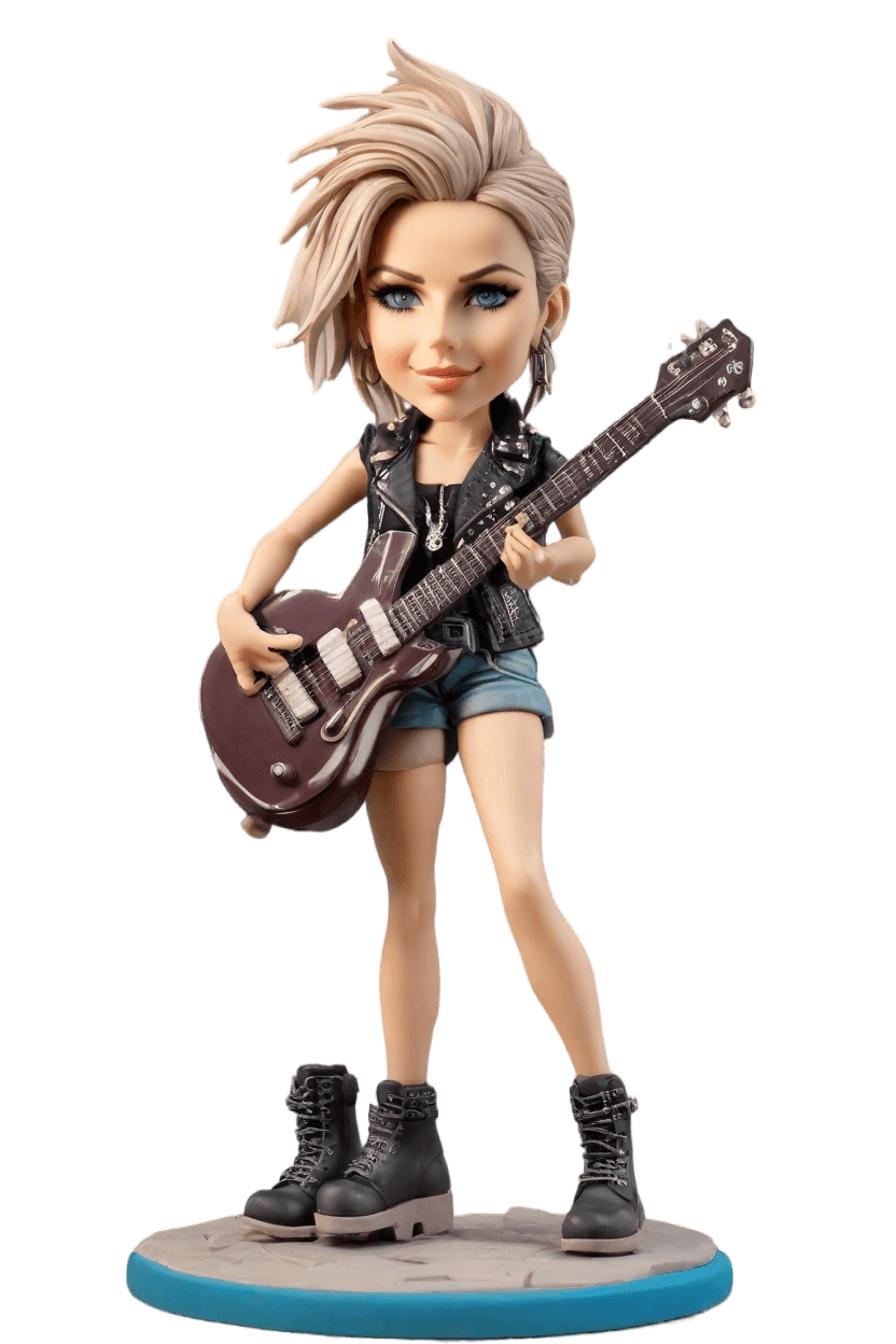 custom Rock Concert figurine bobblehead