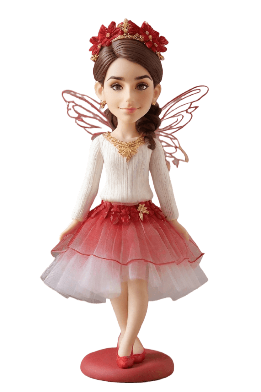 Custom Christmas Fairy Bobblehead