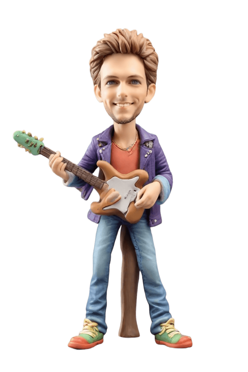 Rock Star Custom Bobblehead: Guitar Legend