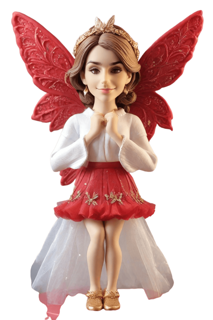 Custom Christmas Fairy Bobblehead