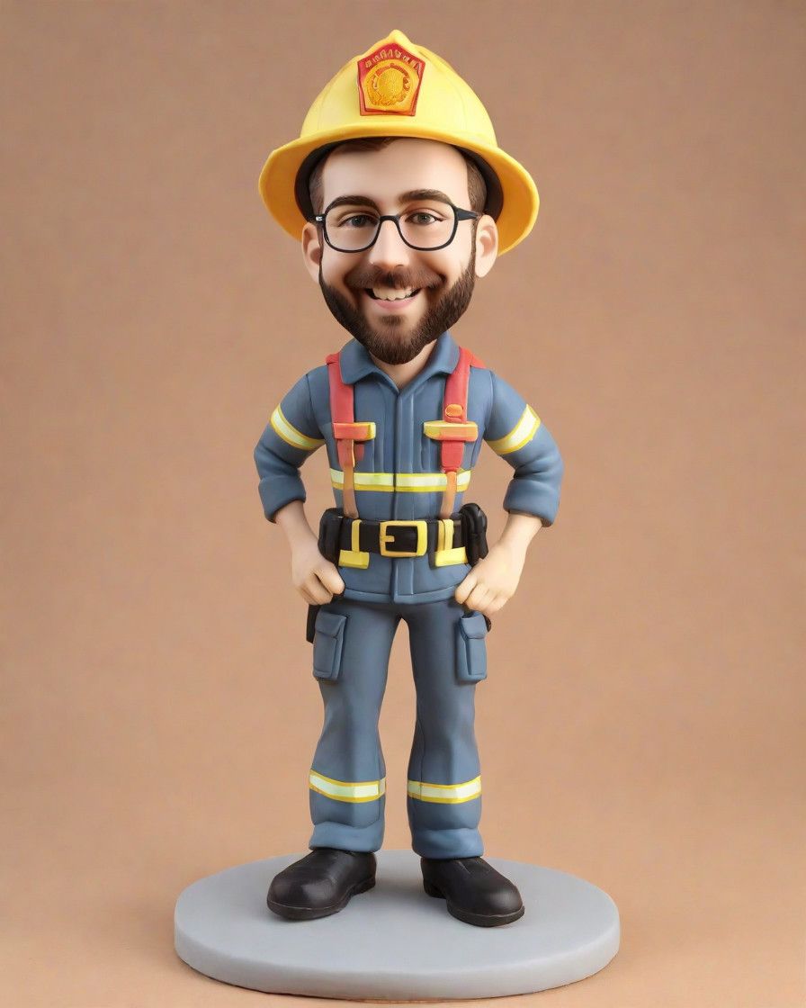 Fighting Flames with Style: Personalized Firefighter Bobbleheads for the Ultimate Hero