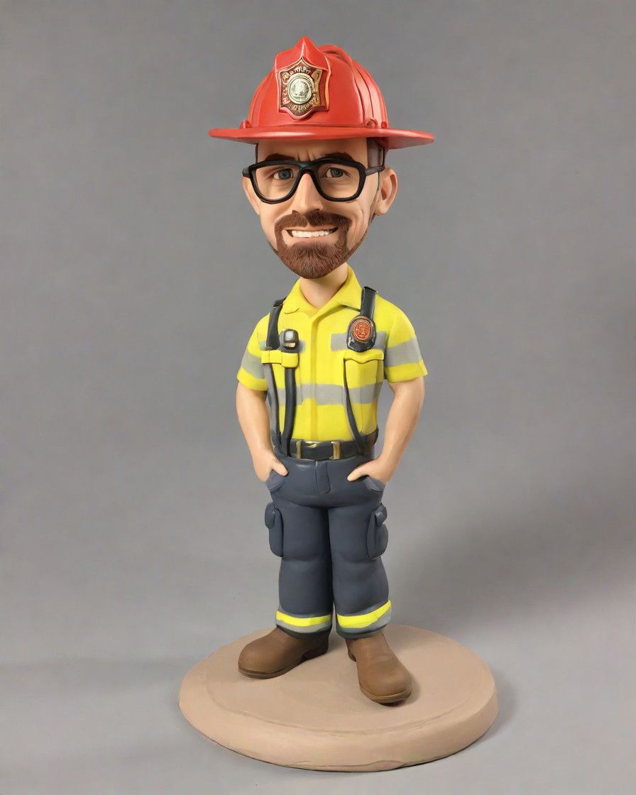 Firefighter's Day Off: The Ultimate Bobblehead Gift for the Hero Next Door