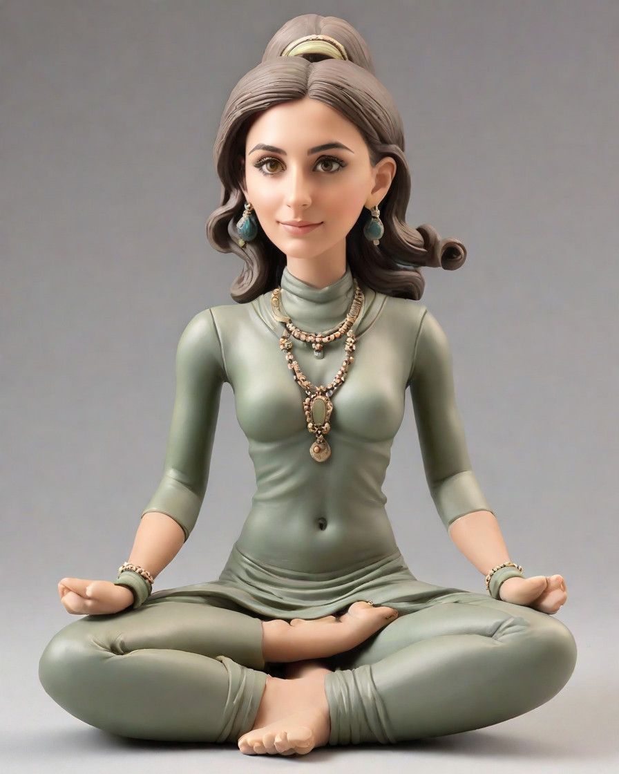 Tranquility in Motion: A Personalized Zen Bobblehead for the Modern Yogi