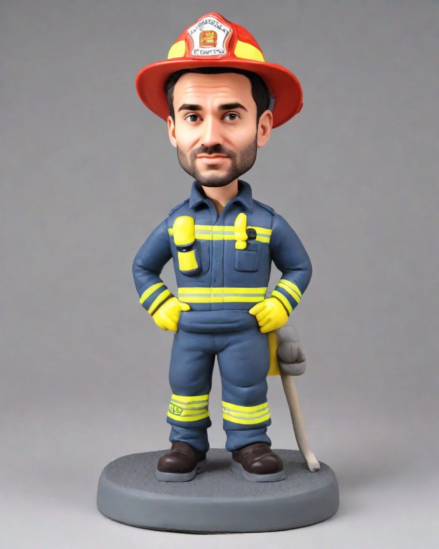 The Ultimate Firefighter Fan's Dream: A Custom Bobblehead That Tells a Story