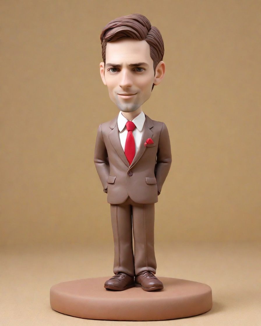 The Ultimate Formal Statement: Bow Ties, Loafers, and Mini-Me Bobbleheads