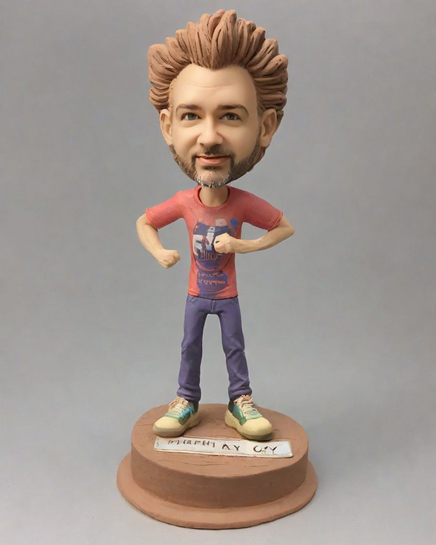 Spotlight on Balance: A Creative Take on Gymnastics with Bobblehead Figurines