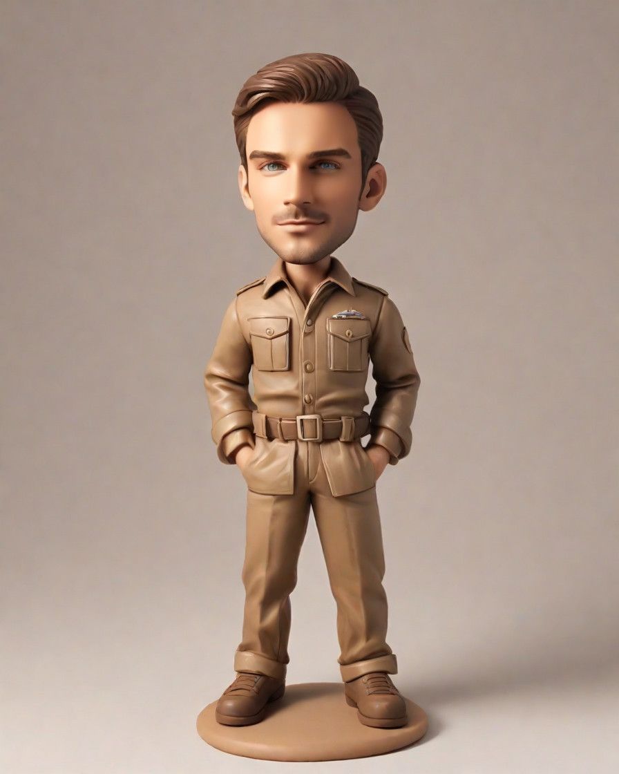 A Splash in the Sun: My Customized Bobblehead in a Tropical Getaway