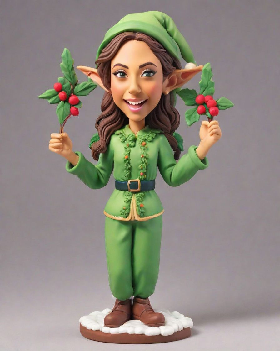 Festive Elf Figurine: A Personalized Touch to Your Holiday Decor