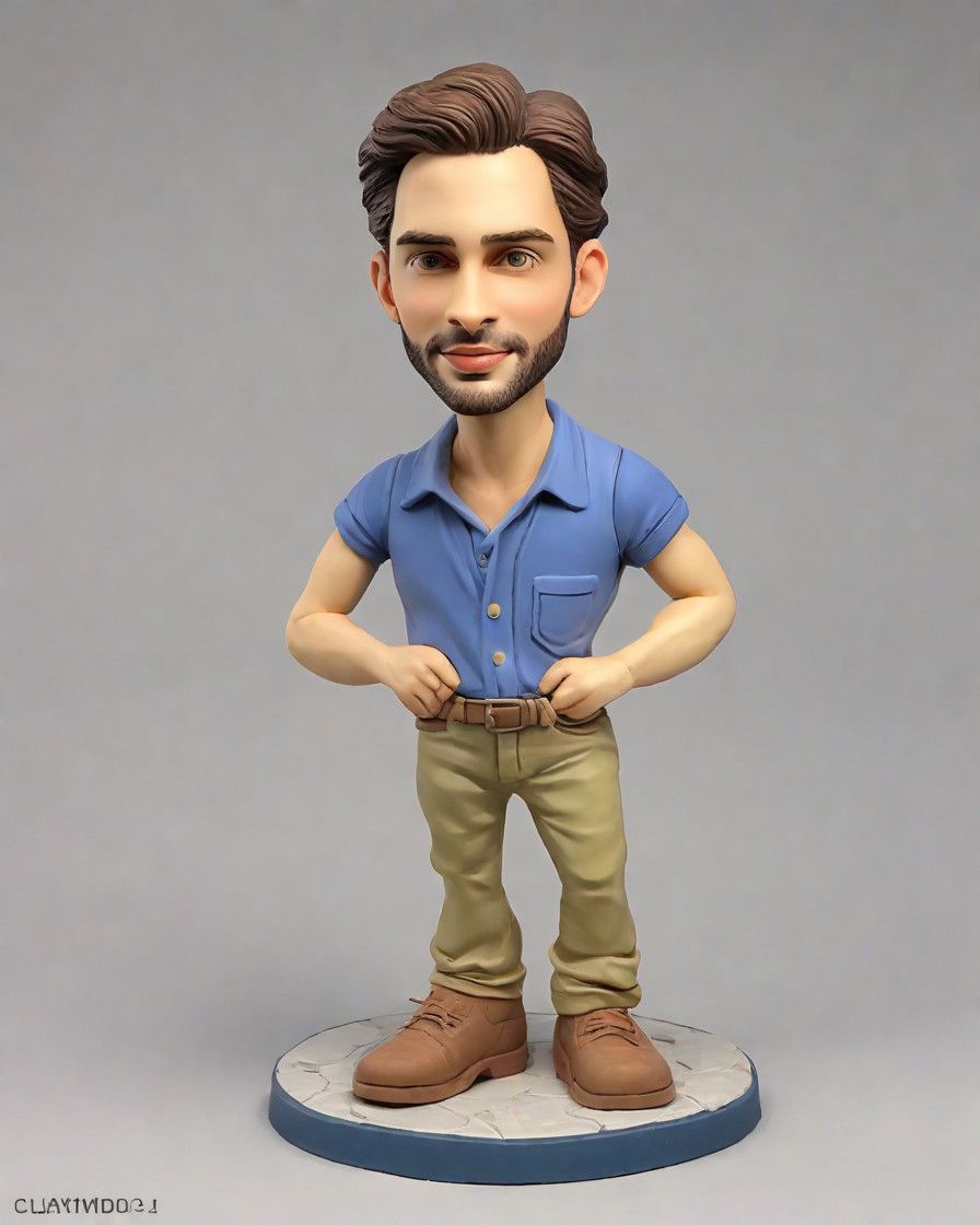 Discovering the Trendy Bookworm Bobblehead: A Fashionable Twist on Personalized Mini-Me Figurines!