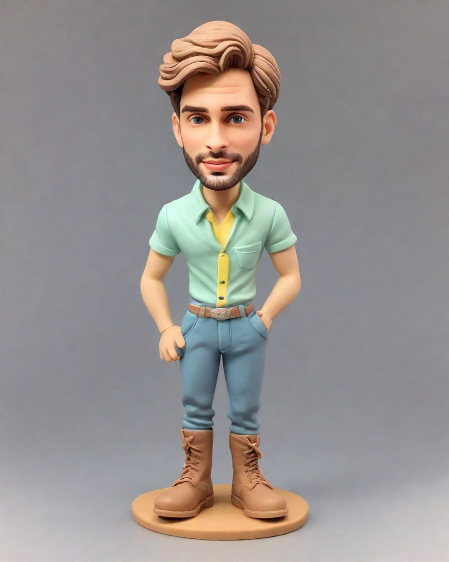 Trekking in Style: How a Bobblehead Polo-Wearer is Revamping Outdoor Fashion