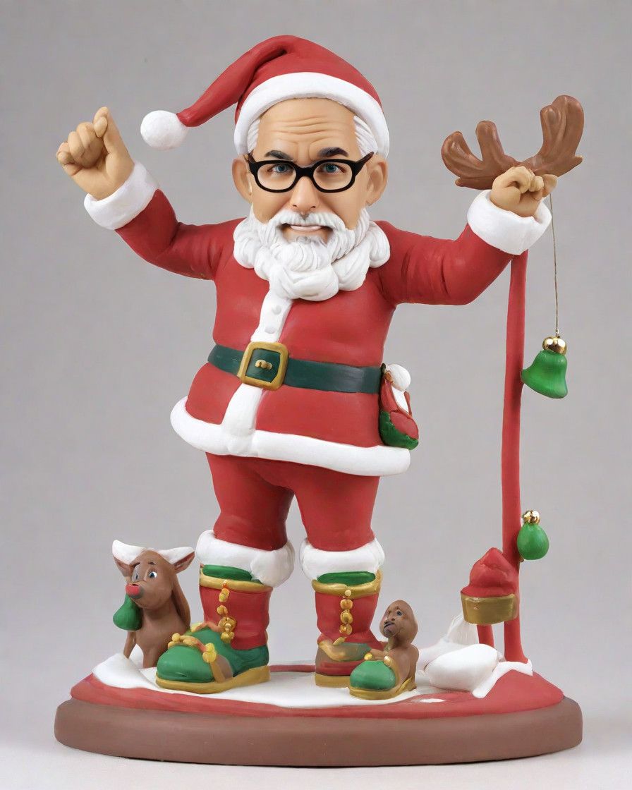 Spotlight on Creativity: Fashioning a Bobblehead for the Festive Season