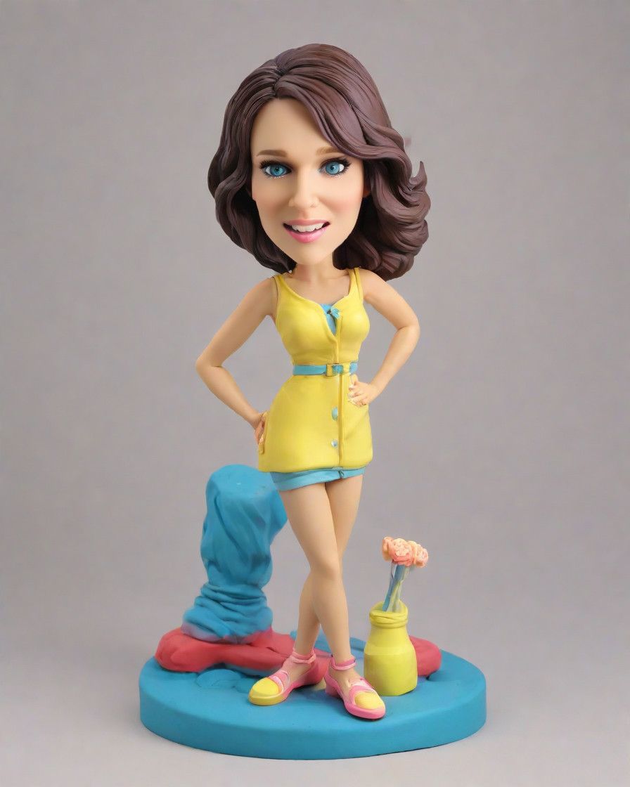 Spotlight on Casual Elegance: A Fashion Journalist's Discovery of Bobblehead Charm