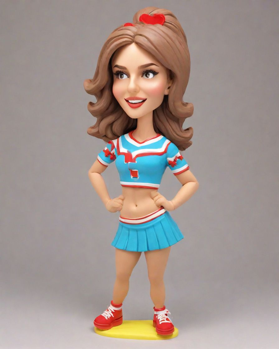 Breaking News: Personalized Cheerleader Bobbleheads Take the Field!