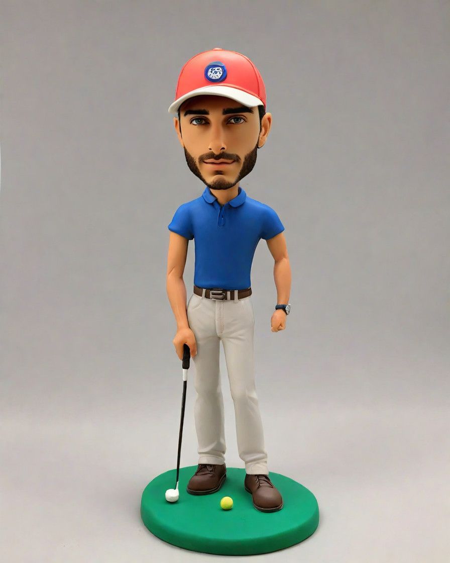 The Ultimate Swing: A Golf Lover's Personalized Figurine Journey