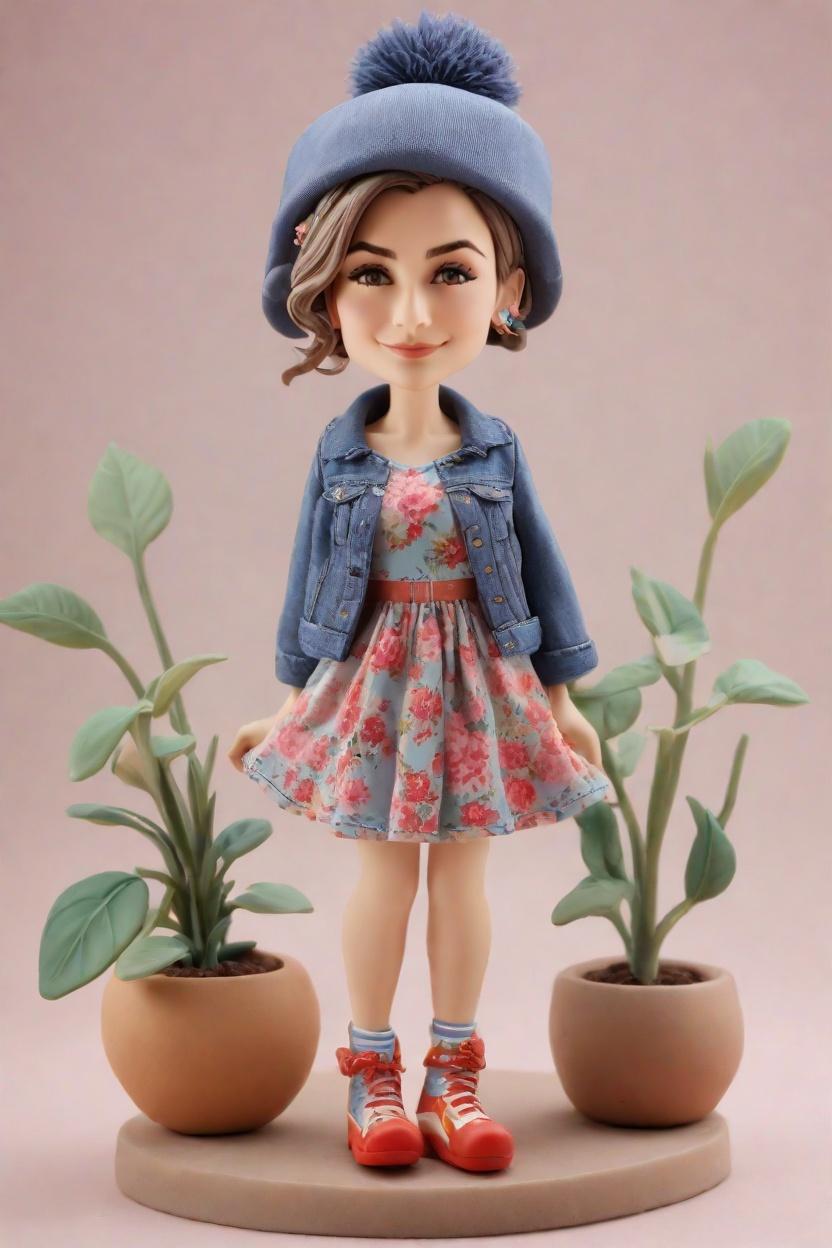 Custom Mother's Day Cheeky Bobblehead,She's Unveiling Her Cheeky Make Your Own Bobblehead Doll