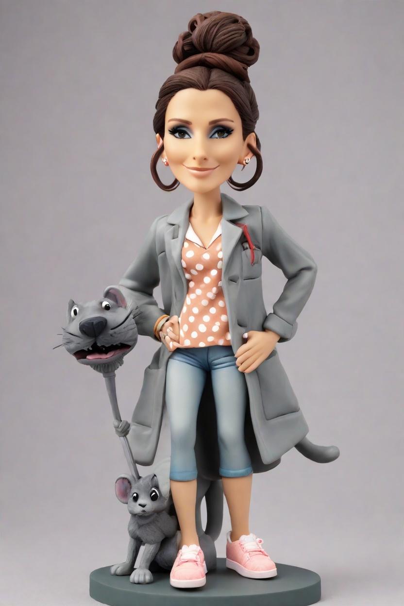 Custom Dental Charm Bobblehead,She Created Her Own Dental Bobblehead Doll! π¦·β¨