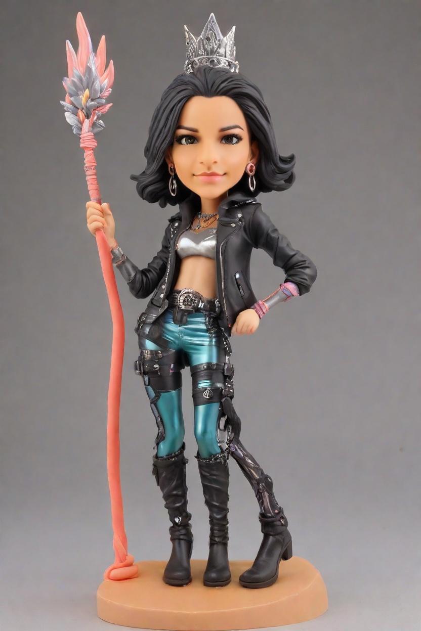 Custom Empowerment Warrior Bobblehead,She Created a Punk-Inspired Bobblehead Doll!