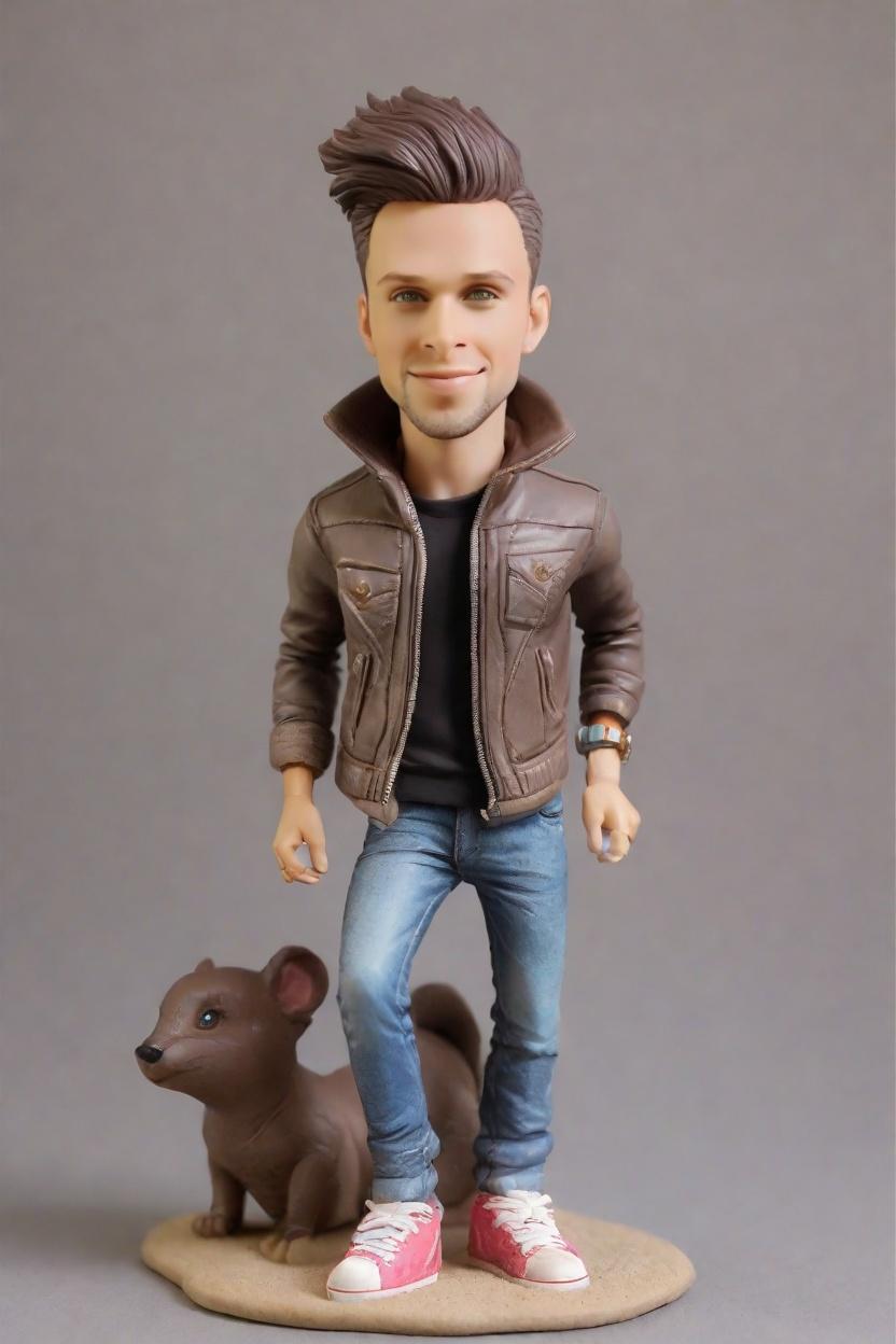 Casual Cool Custom Bobblehead,John's GTA-Inspired Bobblehead Creation