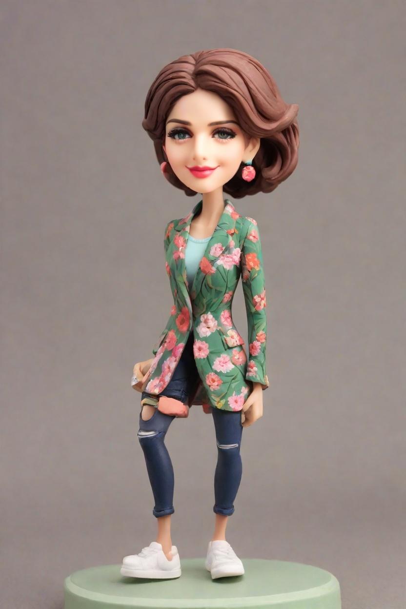 Custom Father's Day Playful Bobblehead,She Created a Hilarious Dad Bobblehead!