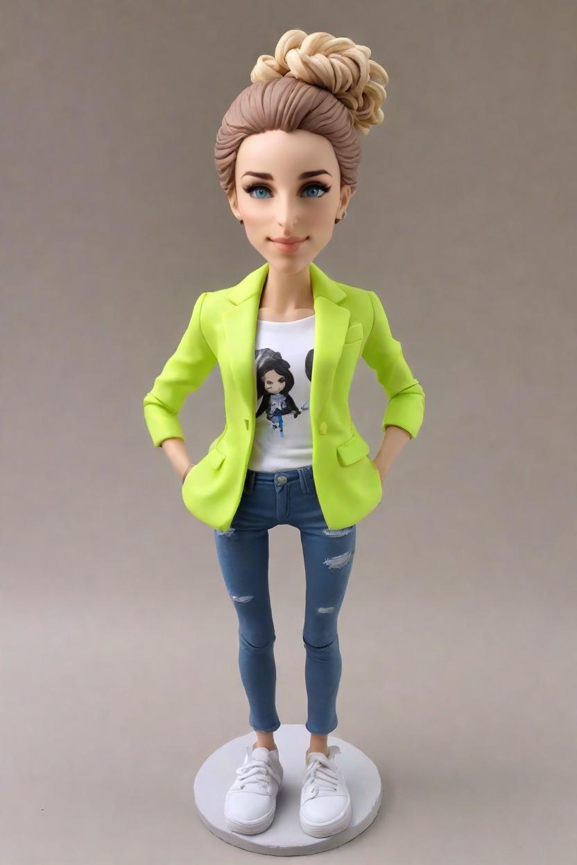 The Rise of Bobblehead Dolls: A Fashion Statement and Conversation Starter,Meet My New Desk Buddy: Creating My Own Bobblehead Doll in a Neon Blazer