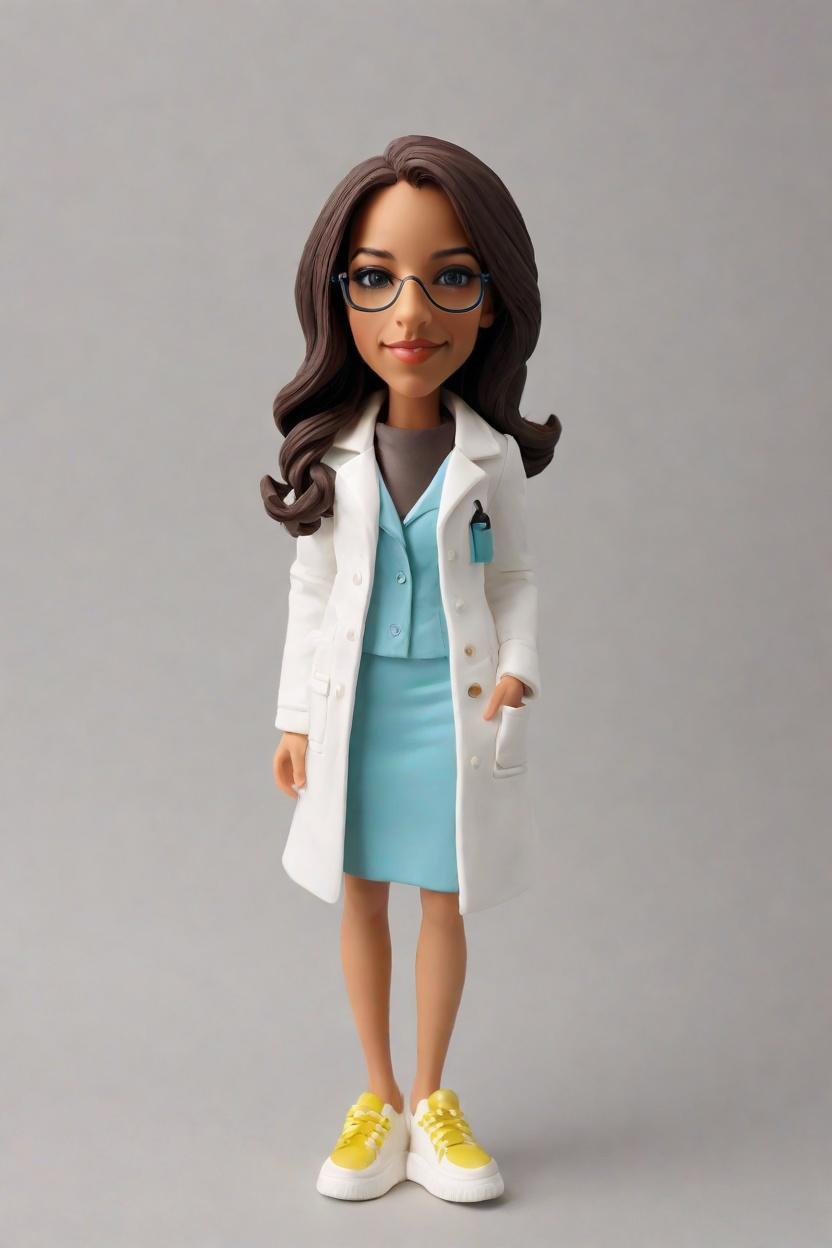 Custom Dental Charm Bobblehead,She Created Her Own Dental Bobblehead Doll!