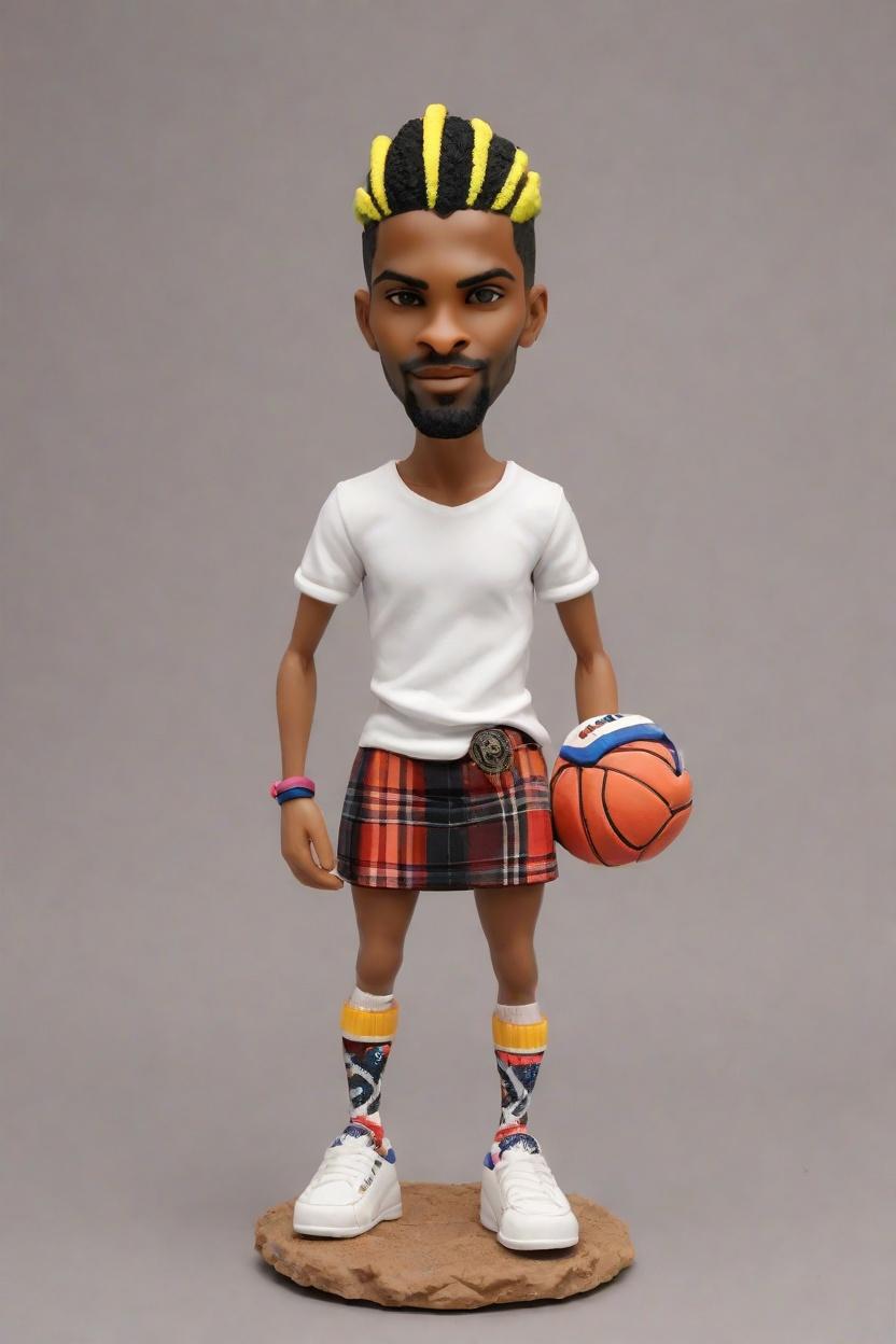Custom Punk Rock Winking Bobblehead,He Just Created His Own Winking Punk Rocker Bobblehead!