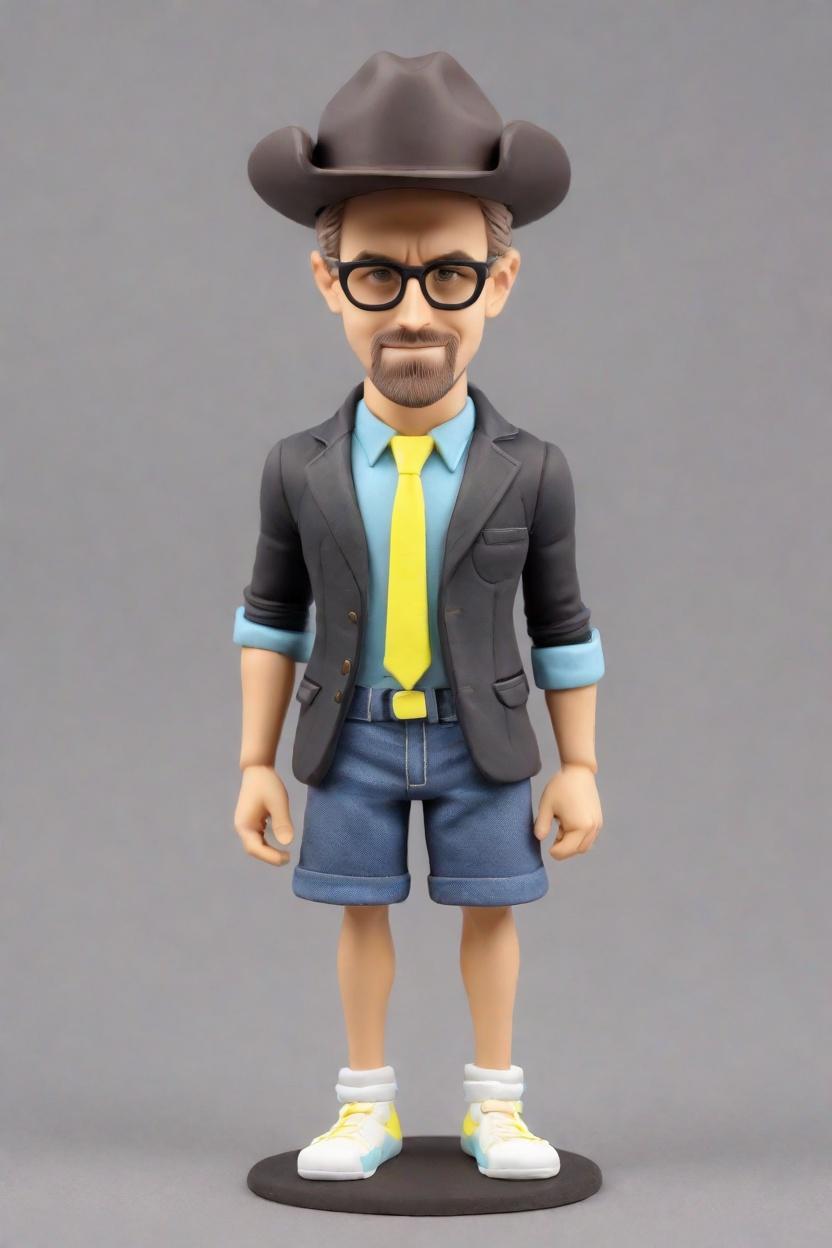 Custom Business Confidence Bobblehead,He Made His Own Bobblehead, Look!