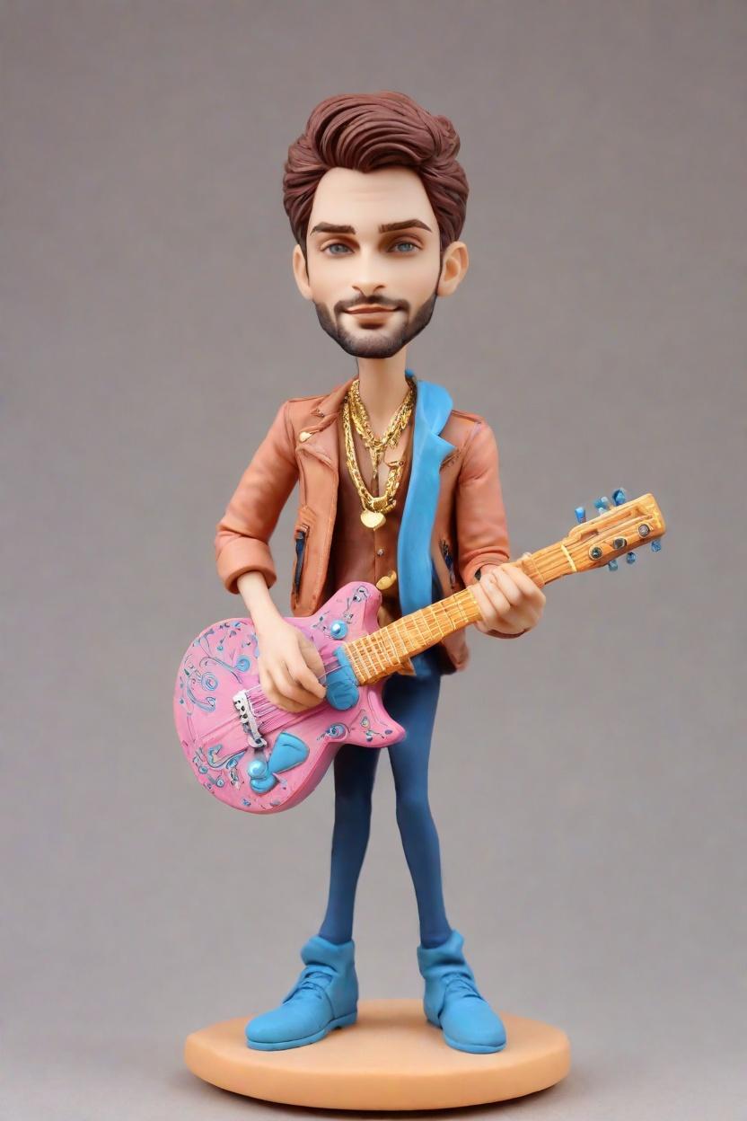 custom Rock Star bobblehead,John's Epic Rocker Makeover: create your own bobblehead dolls
