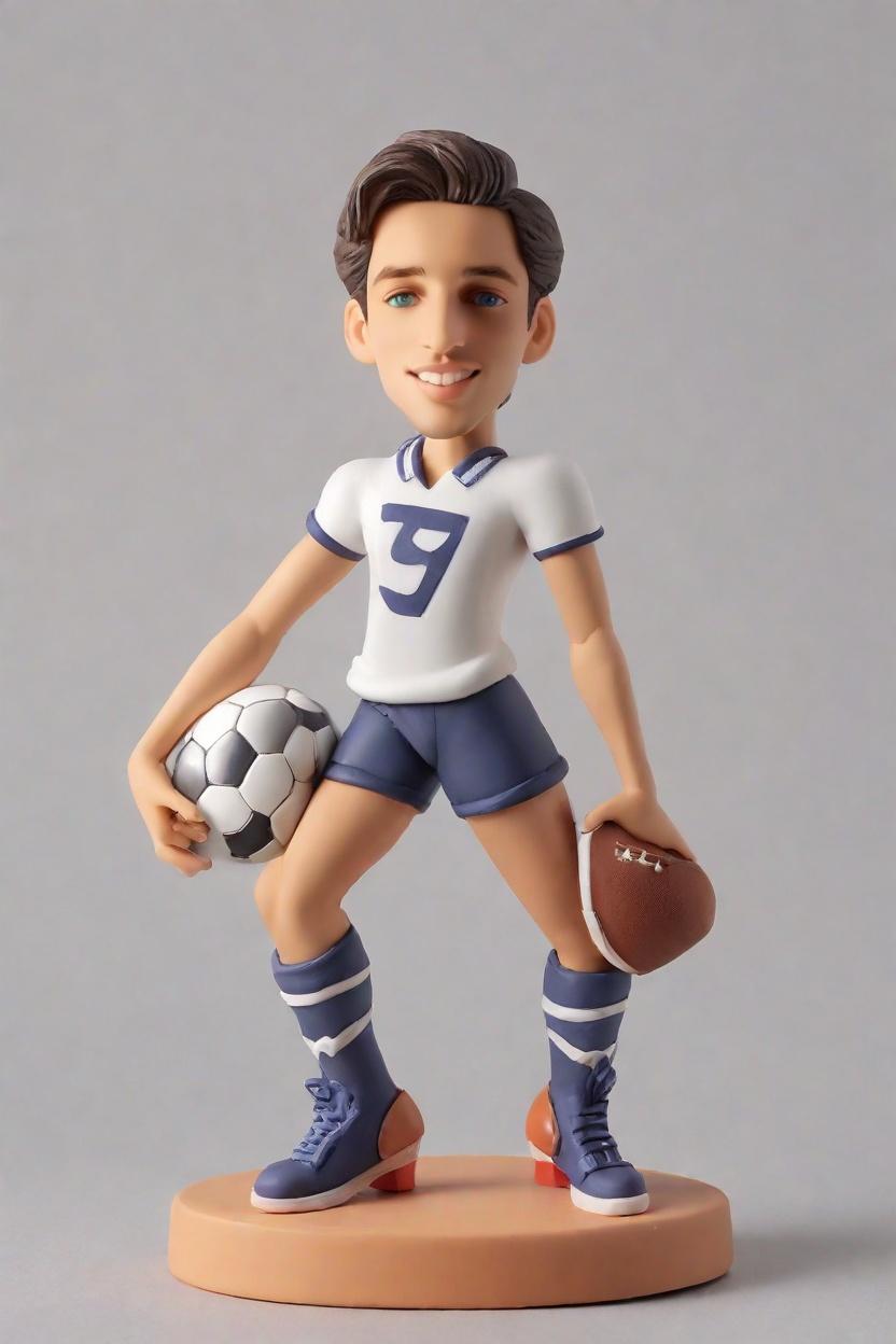 Victory Custom Sparkle Bobblehead,He Made His Own Bobblehead Doll Celebrating Super Bowl!
