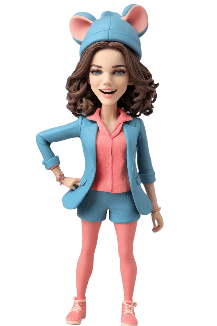 Sassy Kick Custom Trendy Bobblehead,She's Got Swag: Create Your Own Sassy Bobblehead Doll