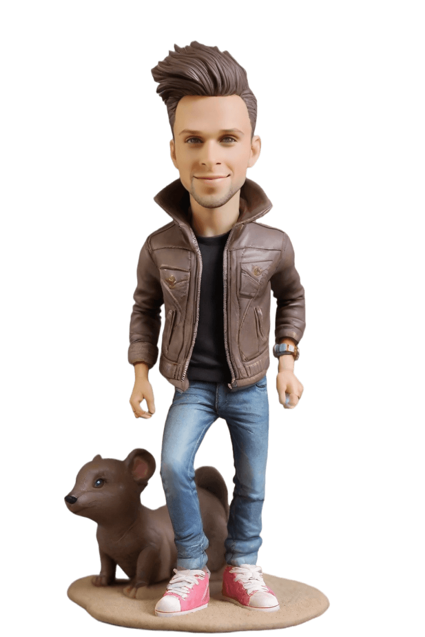Casual Cool Custom Bobblehead,John's GTA-Inspired Bobblehead Creation