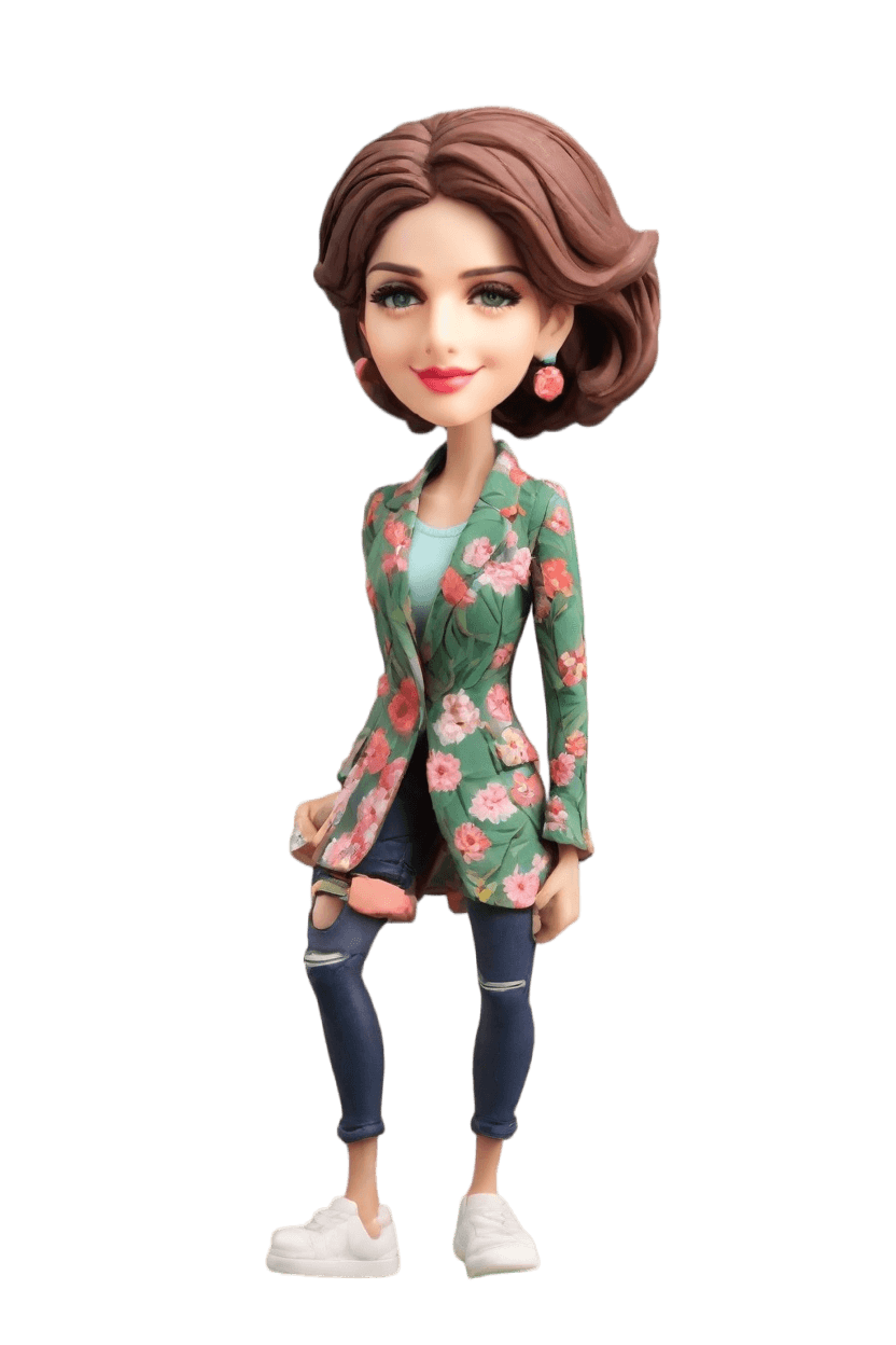 Custom Father's Day Playful Bobblehead,She Created a Hilarious Dad Bobblehead!