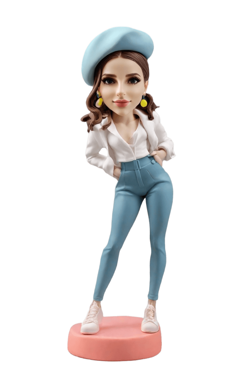 Custom Sassy Chic Bobblehead,She's Got Swag: Create Your Own Bobblehead Doll