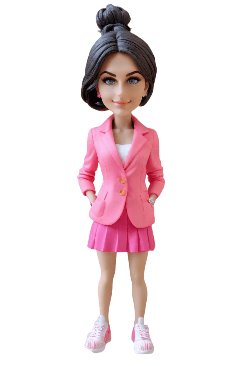 Custom Cheeky Celebration Bobblehead,She's Got Swag: Create Your Cheeky Bobblehead