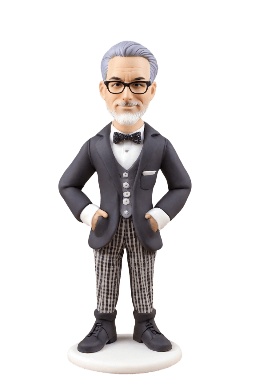 custom Anniversary Elegance bobblehead,John Shares His Create Your Own Bobblehead Doll Journey