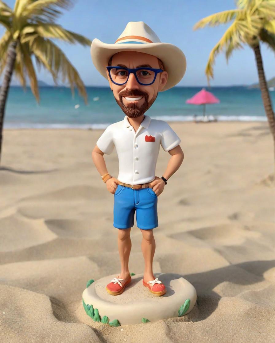 The Ultimate Fan's Vacation: Personalized Bobbleheads as the Ultimate Keepsake,He's Got the Beach Bod, Now He's Got the Bobblehead: A Summer Vacation Story
