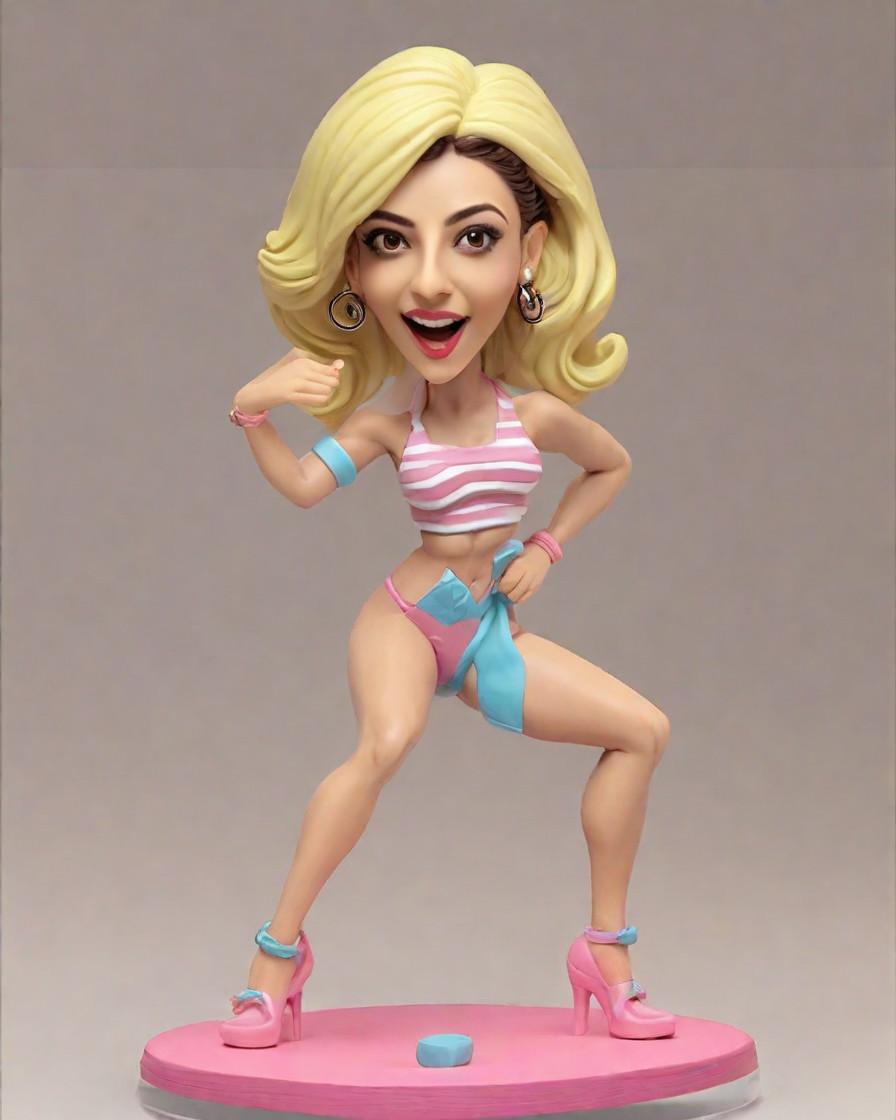 From Yoga Poses to Power Lifting: How a Bobblehead Figurine Transformed My Fitness Routine,My Personal Trainer, My Mini-Me: A Fitness Journey Shared on Social Media