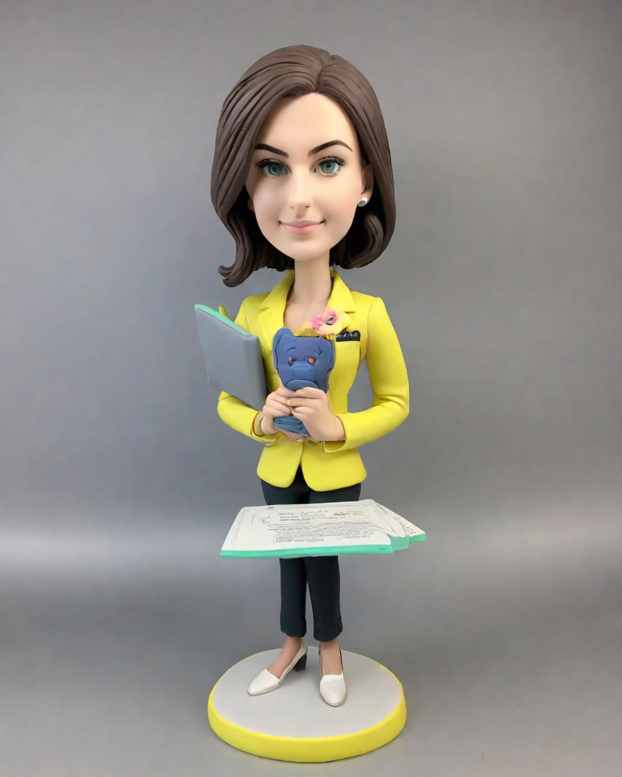 Discovering the Trend: Custom Bobbleheads as the New Business Card!,Unveiling My Personalized Business Bobblehead: A Social Media Sensation!