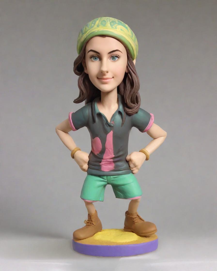 Trend Alert: Custom Bobbleheads are the New Fitness Fashion Statement,She's Crushing Goals and Looks Good Doing It: My Mini-Me Bobblehead Journey